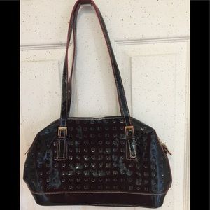 Arcadia Patent Leather Shoulder Bag